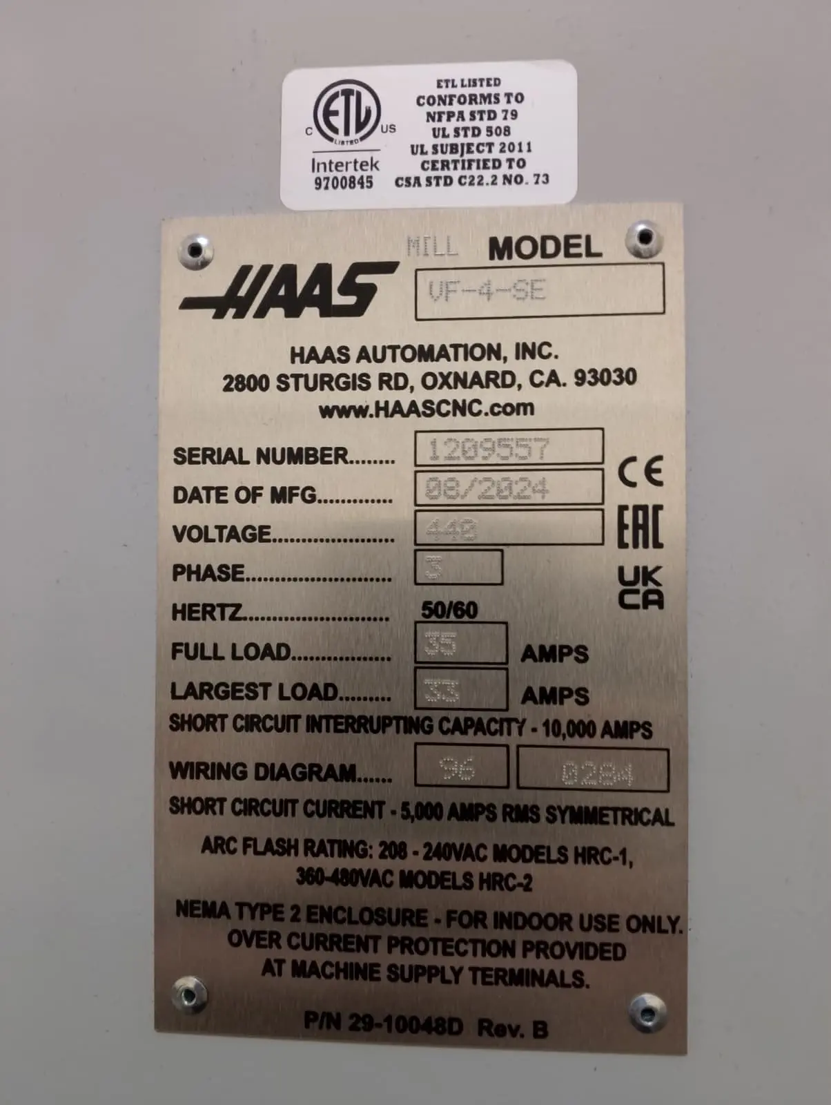 Haas VF-4-SE CNC Vertical Machining Center - Image 5 | WorldMach.com